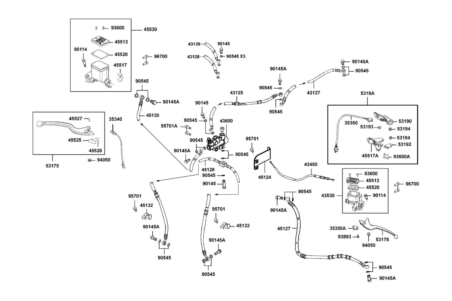 Oil Bolt 10*33 — 90145-LBA2-E00 — KYMCO exploded-view diagram