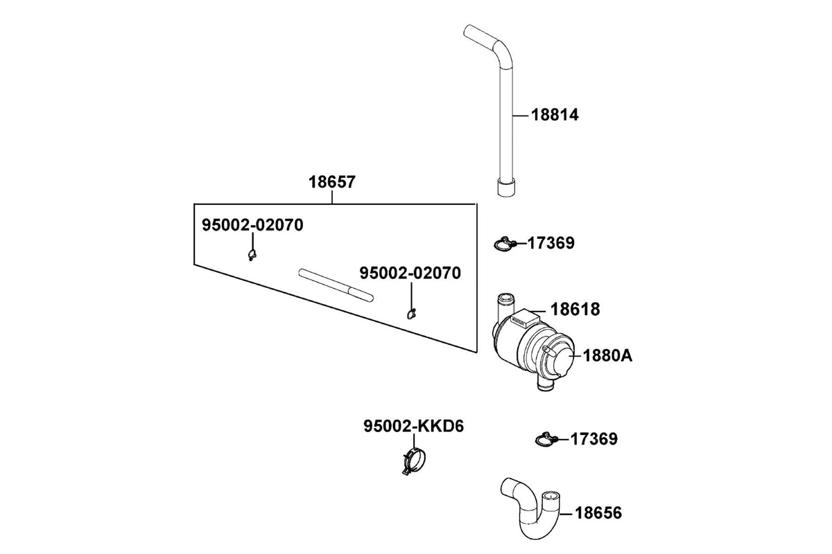 KYMCO Aicv exploded-view diagram, MONGOOSE 270