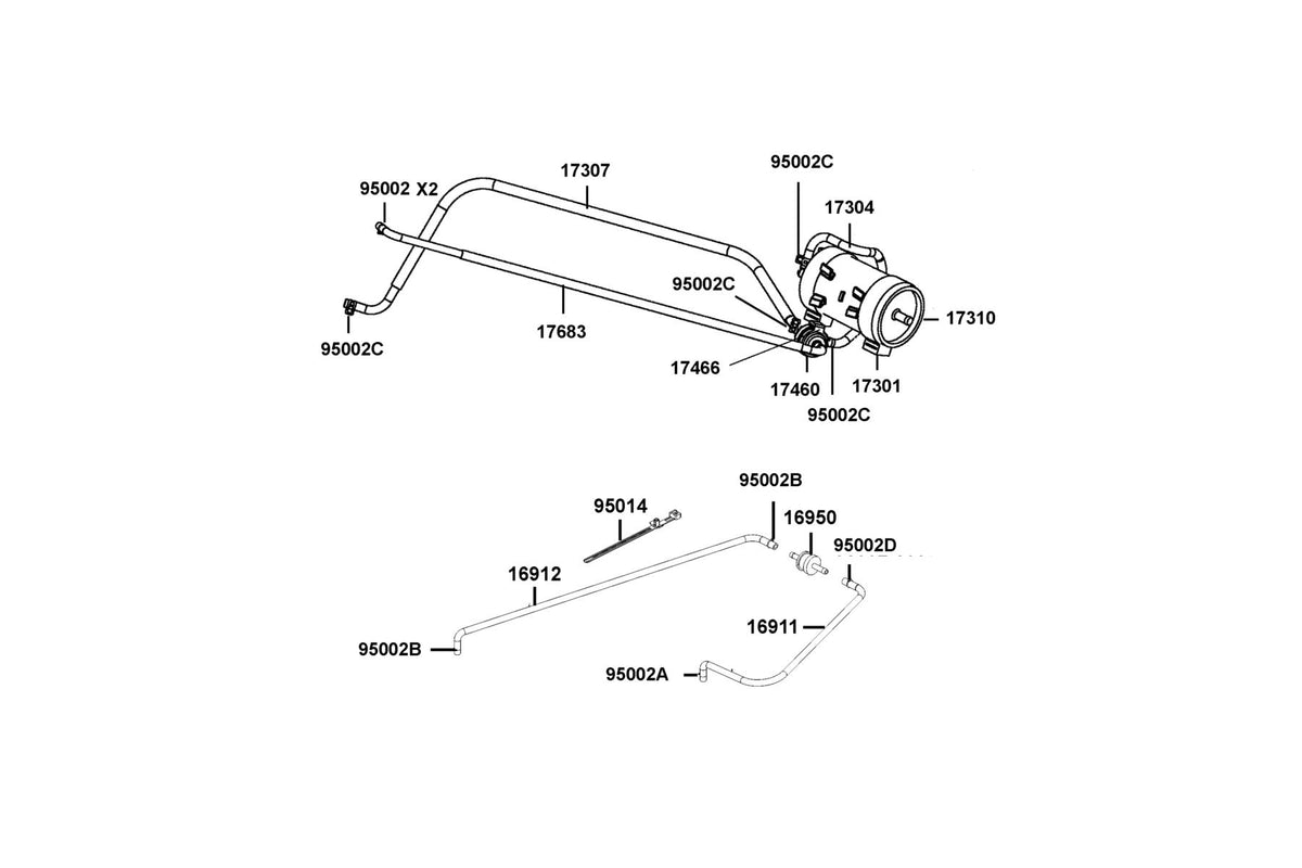 KYMCO Aicv exploded-view diagram, MXU 270