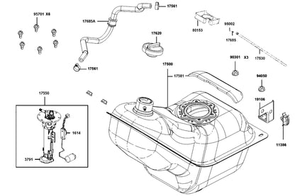 Nut Flange 6MM — 90301-6D34-671 — KYMCO exploded-view diagram