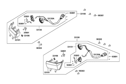 Bolt-wash 5*16 — 90302-GFY6-940 — KYMCO exploded-view diagram