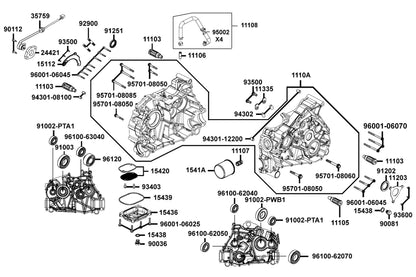 Oil Seal 30X44X7 — 91251-PWB1-900 — KYMCO exploded-view diagram