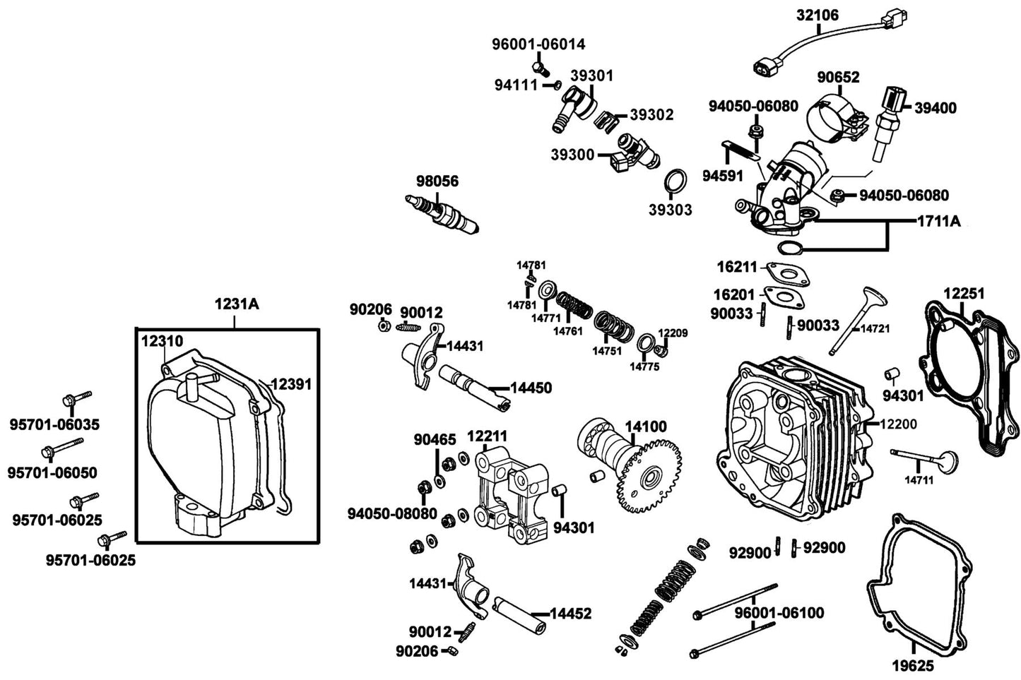 Clip Bind — 94591-LDC8-E10 — KYMCO exploded-view diagram