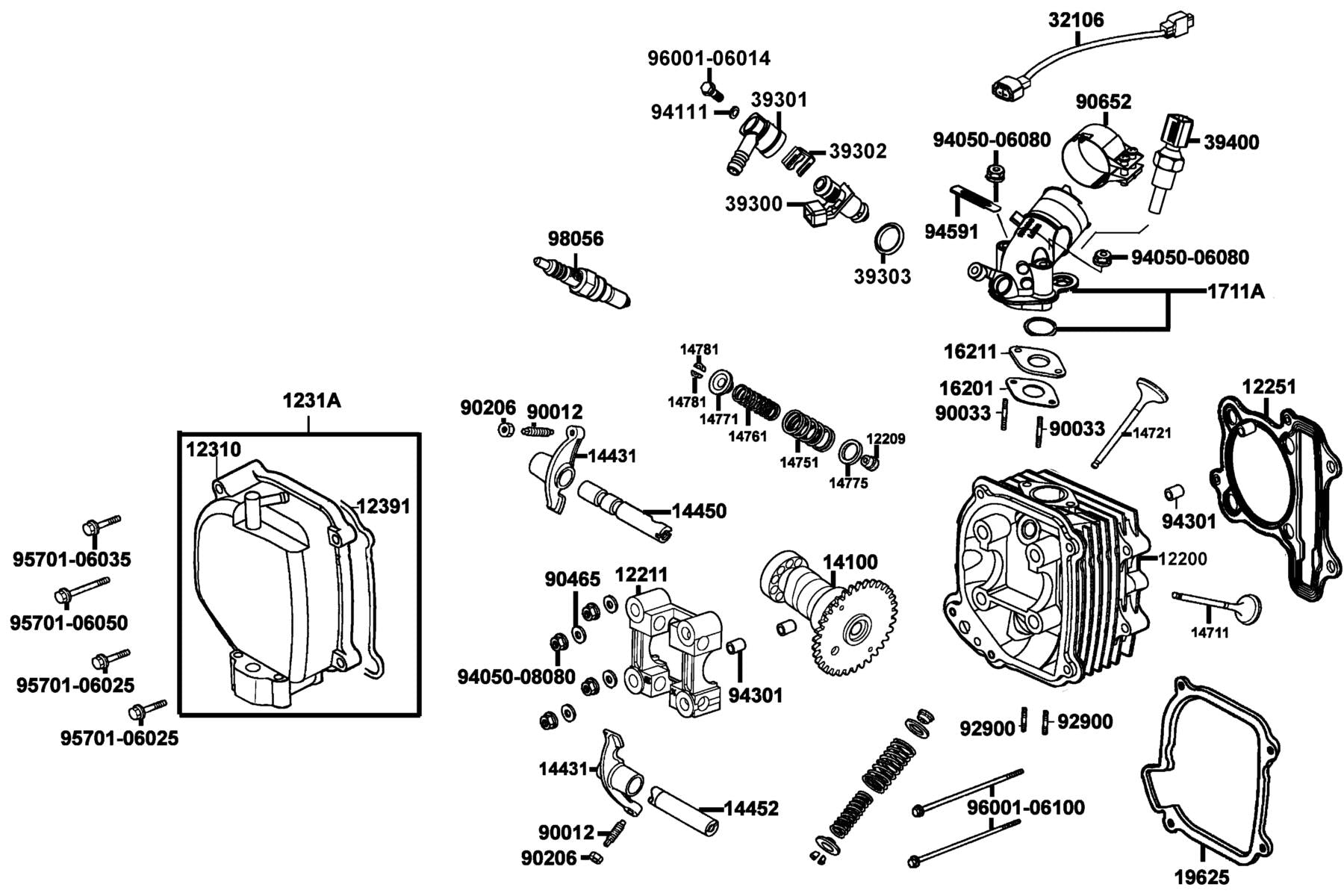 Clip Bind — 94591-LDC8-E10 — KYMCO exploded-view diagram