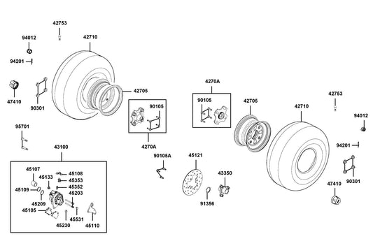 Pin Split 3*30 — 94201-30300 — KYMCO exploded-view diagram