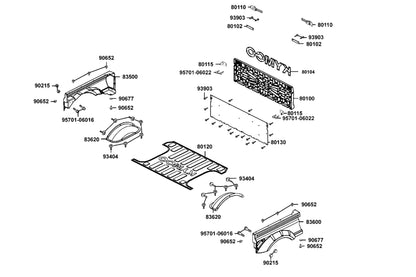 Panel L Rear Fender — 83600-LEE8-E00-YSR — KYMCO exploded-view diagram