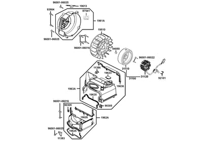 Nut Clip 6MM — 90305-GHK8-001 — KYMCO exploded-view diagram