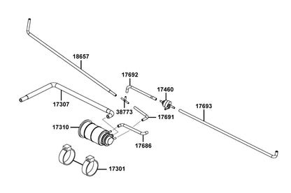 KYMCO Canister exploded-view diagram, People GTi 300 ABS