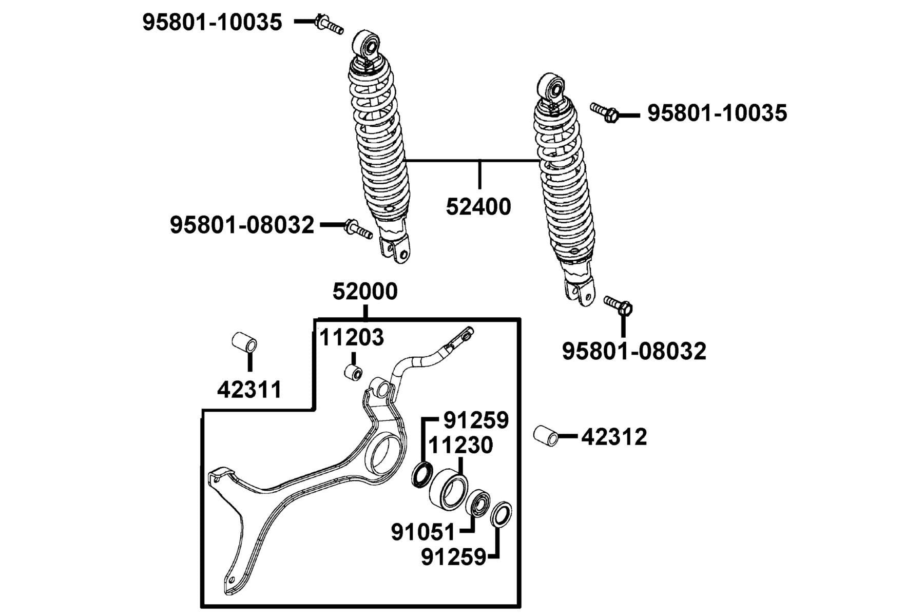 Seal Oil — 91259-KFBF-C00 — KYMCO exploded-view diagram