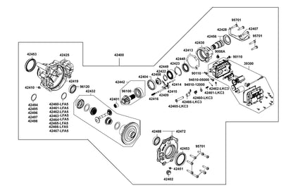 BEARING.NEEDLE(16NQ2316) — 42401-LFA5-90B — KYMCO exploded-view diagram
