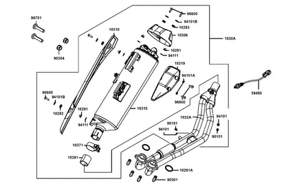 Nut M10X1.25(C) — 90304-LGC6-E00 — KYMCO exploded-view diagram