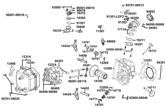 Clip 2*70 — 94591-KFBF-C00 — KYMCO exploded-view diagram