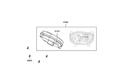 Screw Tapping 5*12 — 93903-35260 — KYMCO exploded-view diagram