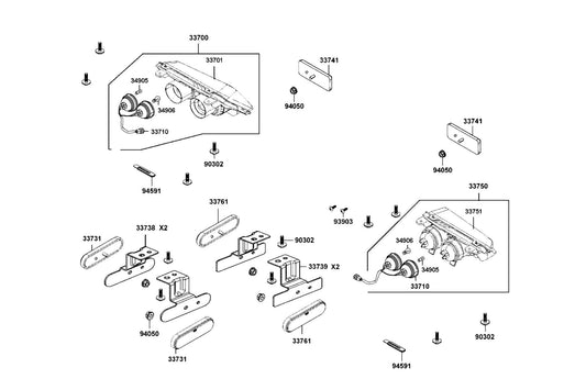 Nut Flange 5MM — 94050-05060 — KYMCO exploded-view diagram