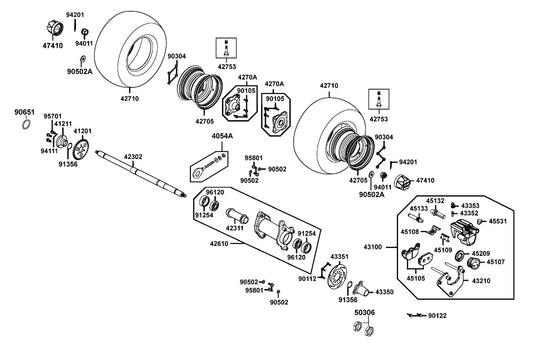 Seal Dust — 91254-LBD4-800 — KYMCO exploded-view diagram