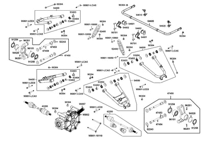 Half Shaft Rear-lh — 42250-LKM8-M00 — KYMCO exploded-view diagram