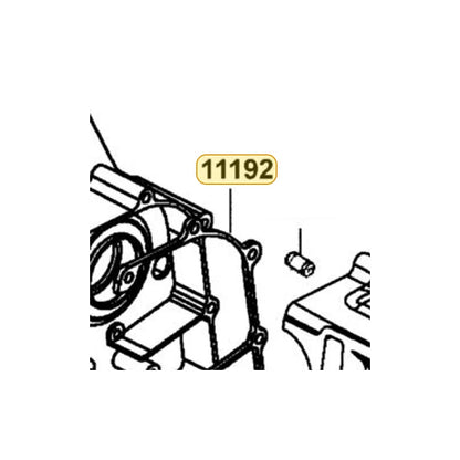KYMCO Crank Case A Gasket 11192-KGBG-980, part location on the factory exploded-view diagram
