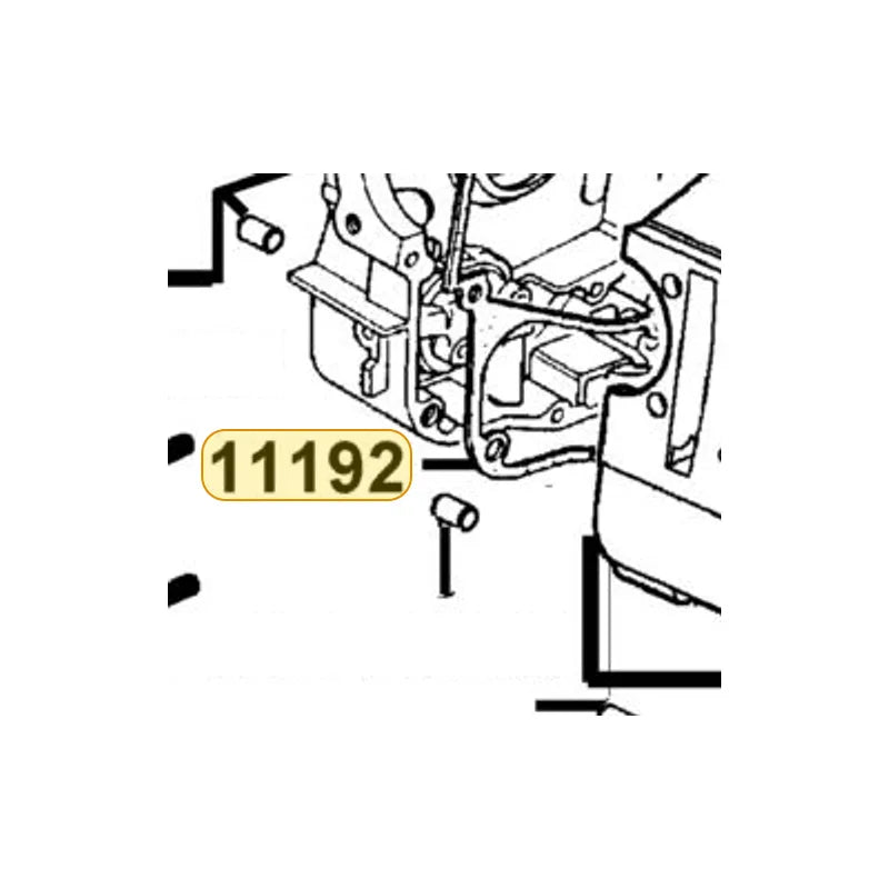 KYMCO Crank Case @ Gasket A 11192-KUDU-E90, part location on the factory exploded-view diagram