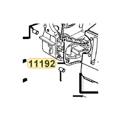 KYMCO Crank Case @ Gasket A 11192-KUDU-E90, part location on the factory exploded-view diagram