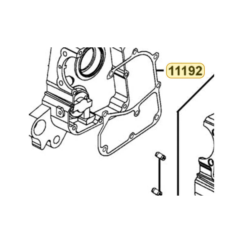 KYMCO Crank Case Gasket A 11192-LBD4-900, part location on the factory exploded-view diagram