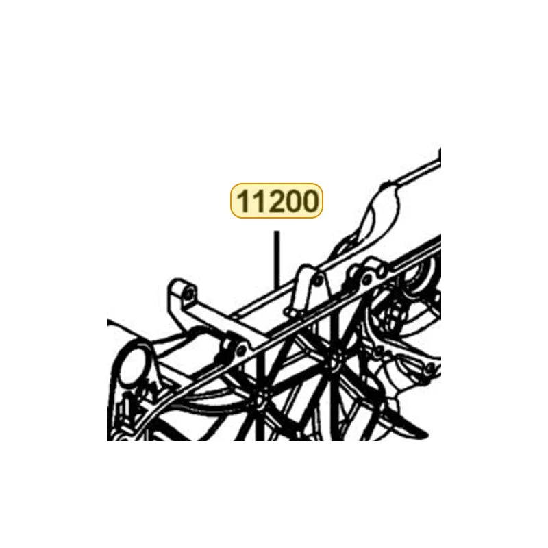 KYMCO Left Crank Case Assembly 11200-LFA7-305, part location on the factory exploded-view diagram