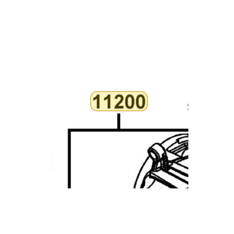 KYMCO Left Crank Case Complete 11200-LFB5-C00, part location on the factory exploded-view diagram