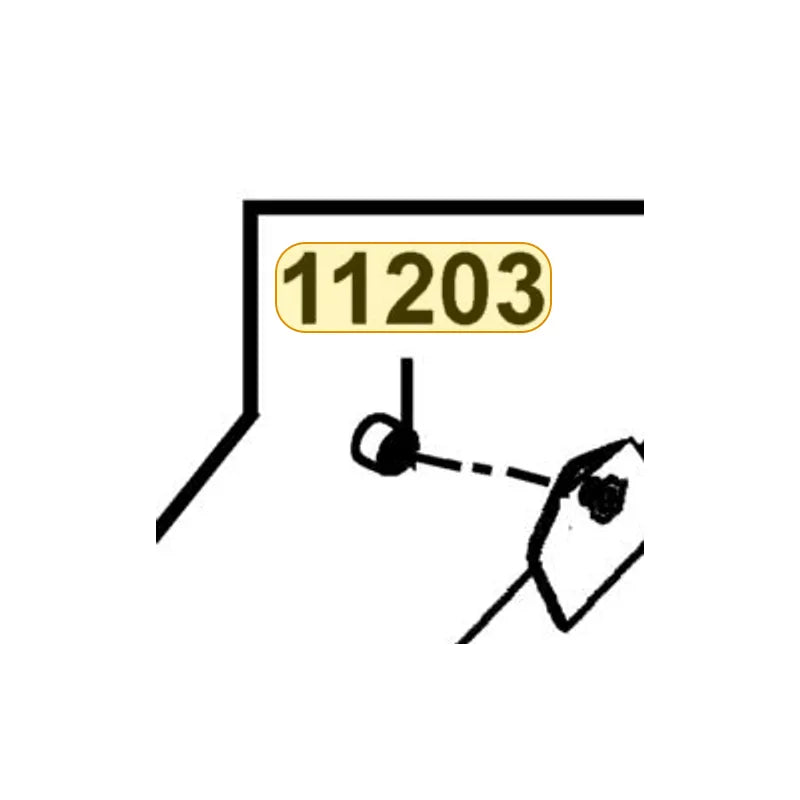 KYMCO Bush Muffler Stay Rubber 11203-GFY6-901, part location on the factory exploded-view diagram