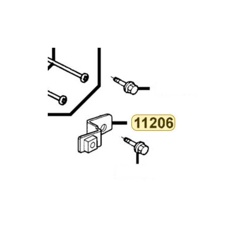 KYMCO Rear Fender Stay A 11206-LEA1-900, part location on the factory exploded-view diagram