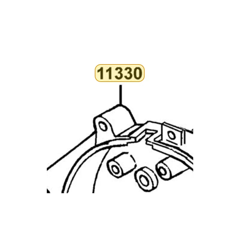 KYMCO Right Crank Case Cover Complete 11330-LAB4-900, part location on the factory exploded-view diagram