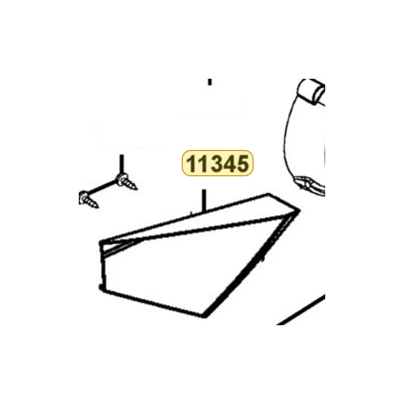 KYMCO Side Cover Left Cover 11345-ACD5-E00-JBP, part location on the factory exploded-view diagram