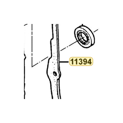KYMCO Right Cover Gasket A 11394-LBD4-900, part location on the factory exploded-view diagram