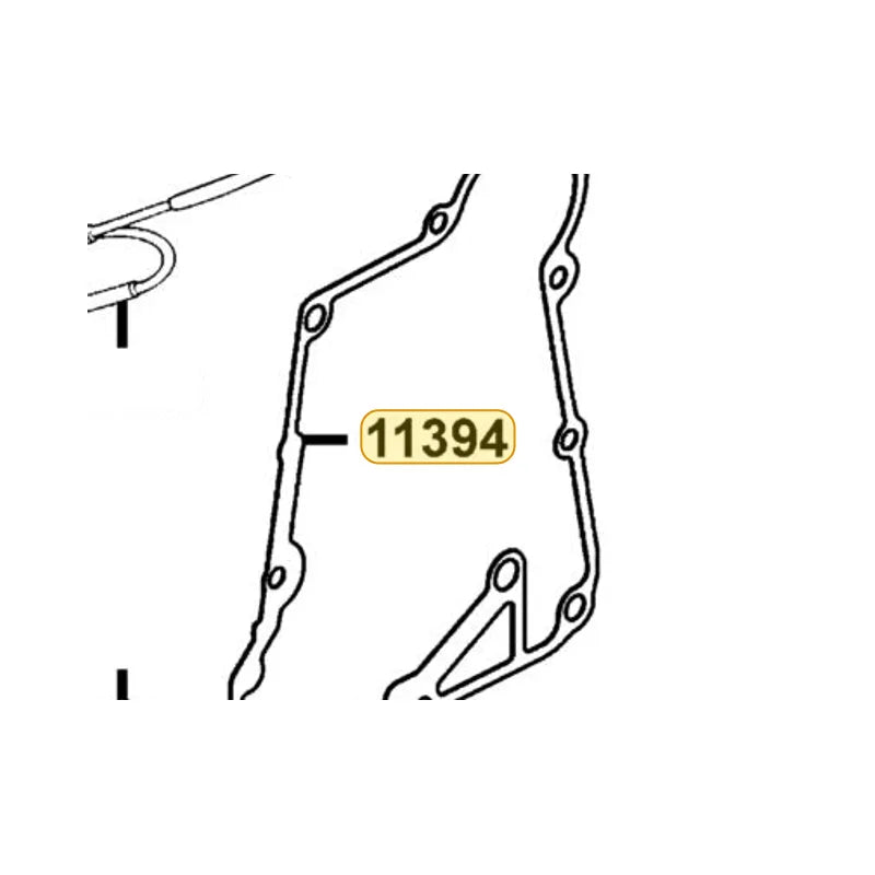 KYMCO Right Cover @A Gasket 11394-LEA2-900, part location on the factory exploded-view diagram