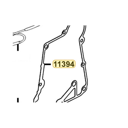KYMCO Right Cover @A Gasket 11394-LEA2-900, part location on the factory exploded-view diagram