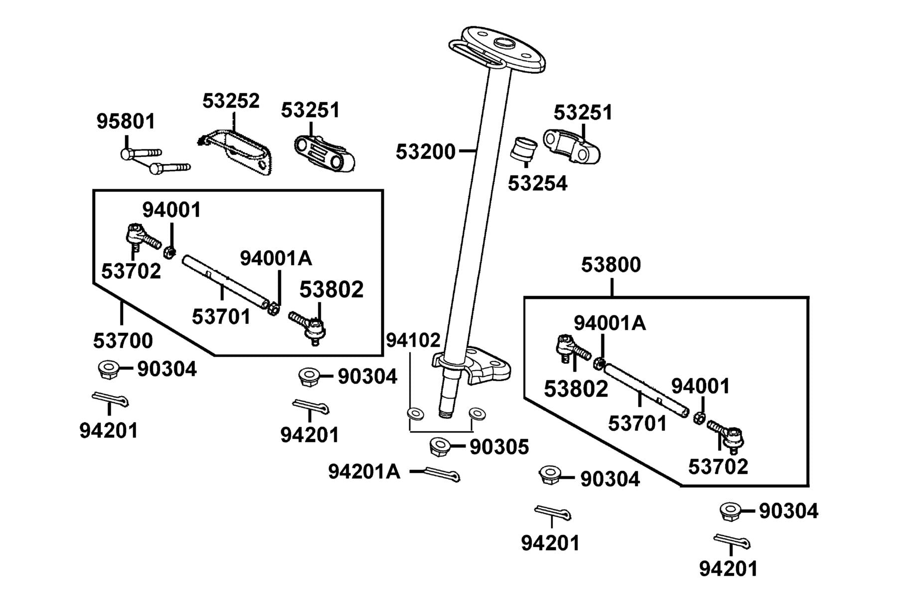 Nut U Flange 10MM — 90304-LBD4-900 — KYMCO exploded-view diagram