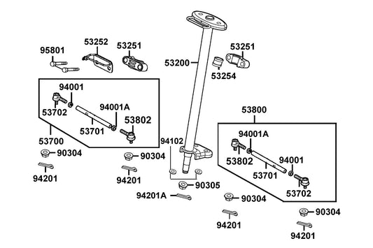 Nut U Flange 10MM — 90304-LBD4-900 — KYMCO exploded-view diagram