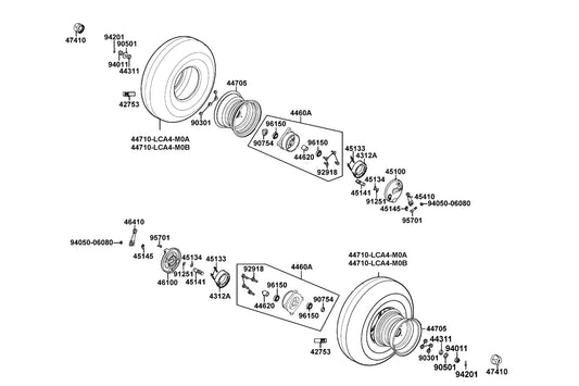 Seal Oil 41*51*5 — 91251-GHC8-004 — KYMCO exploded-view diagram