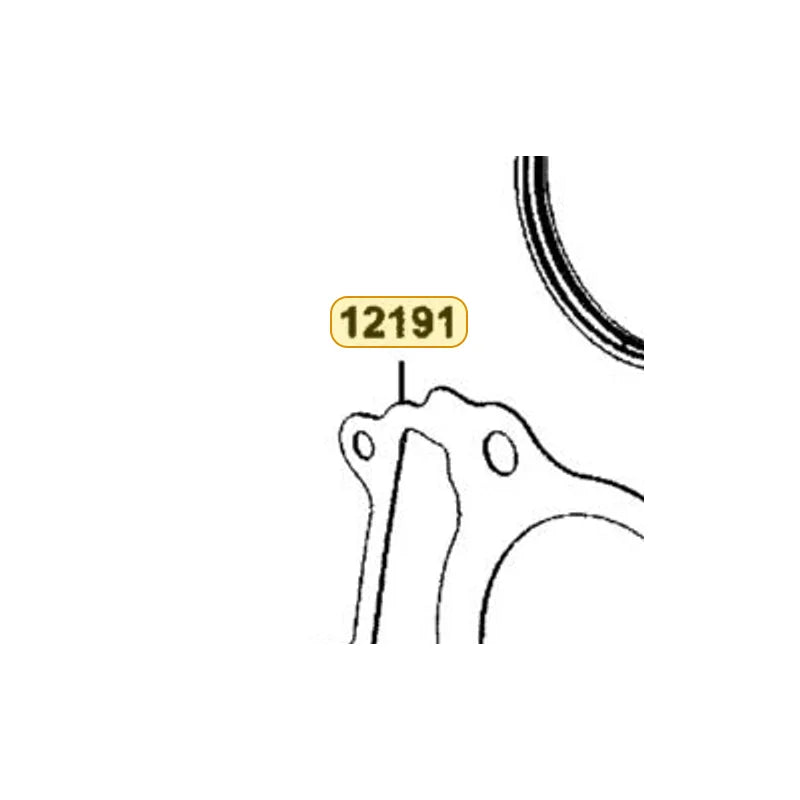 KYMCO Cylinder Gasket 12191-ACD5-E00, part location on the factory exploded-view diagram