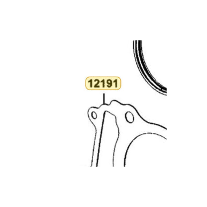 KYMCO Cylinder Gasket 12191-ACD5-E00, part location on the factory exploded-view diagram