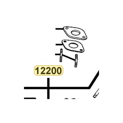 KYMCO Cylinder Head Complete 12200-KUDU-C10, part location on the factory exploded-view diagram