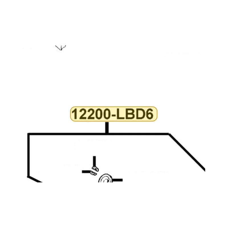 KYMCO Cyln. Set. Head 12200-LBD6-C00, part location on the factory exploded-view diagram