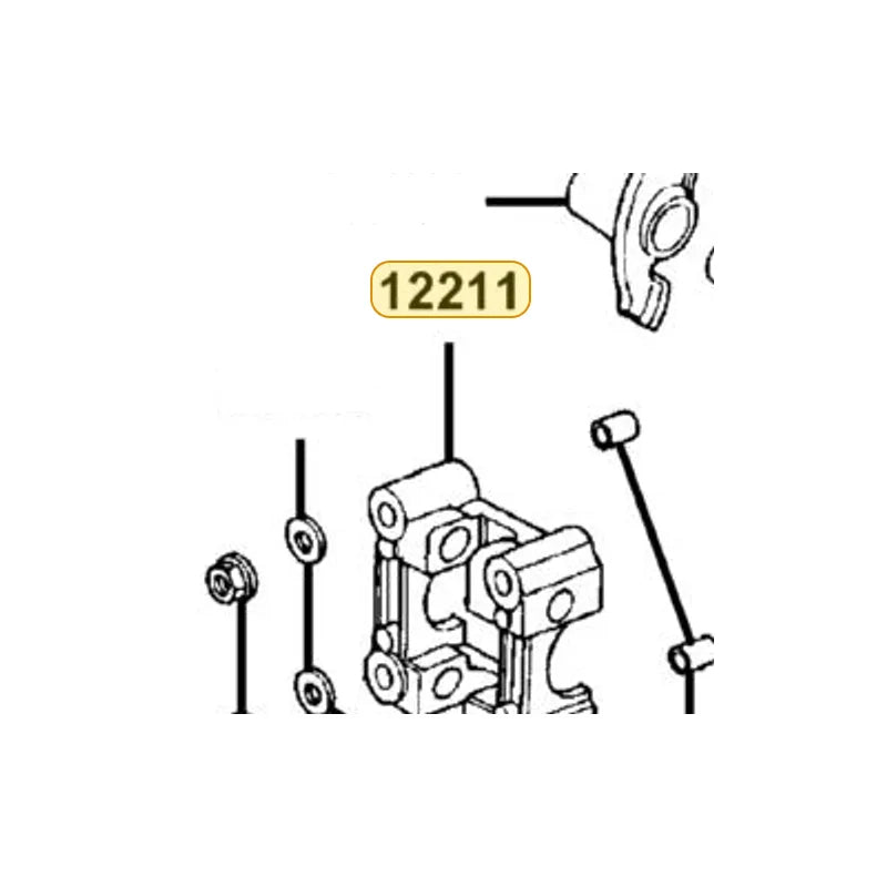 KYMCO Cam Shaft Holder 12211-KUDU-900, part location on the factory exploded-view diagram