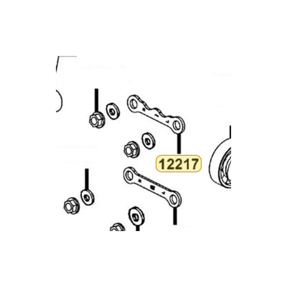 KYMCO Cam Holder Fork B 12217-LEA2-900, part location on the factory exploded-view diagram