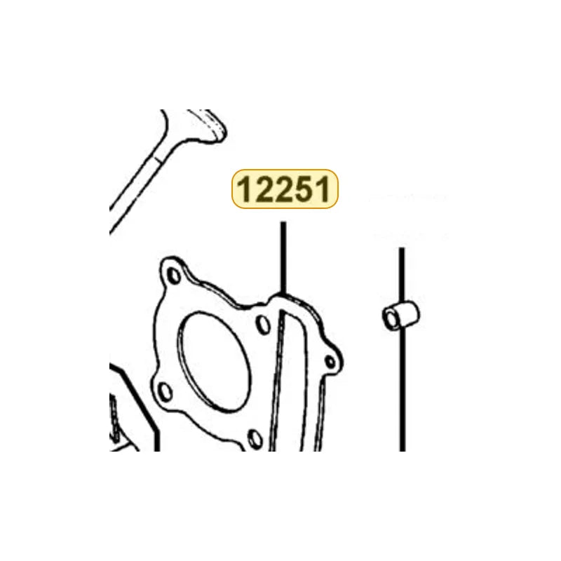 KYMCO Cylinder Head Gasket 12251-KEE1-900, part location on the factory exploded-view diagram