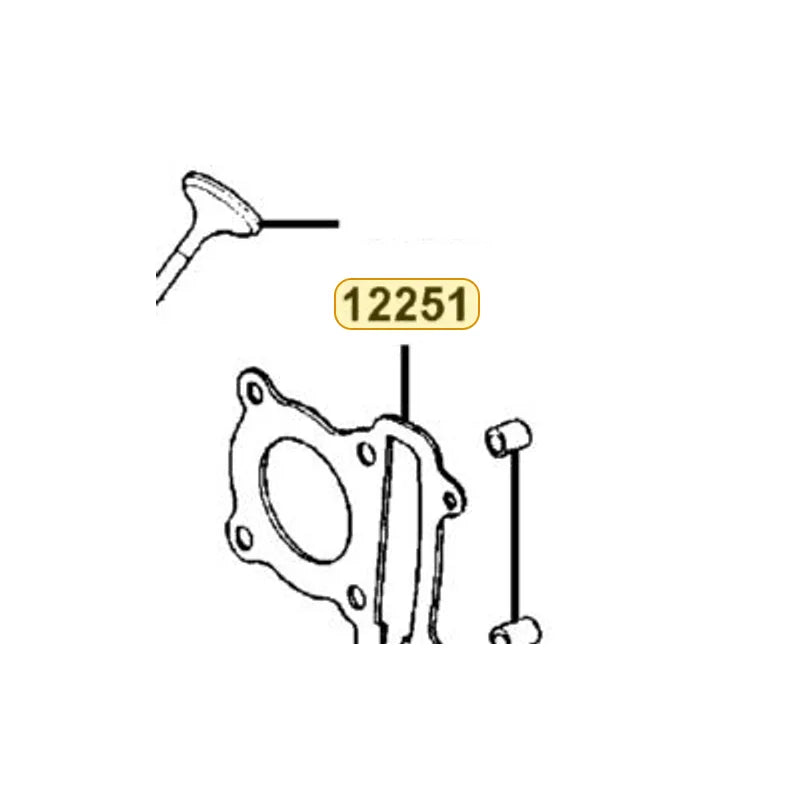 KYMCO Cylinder Head Gasket 12251-LLF3-C00, part location on the factory exploded-view diagram