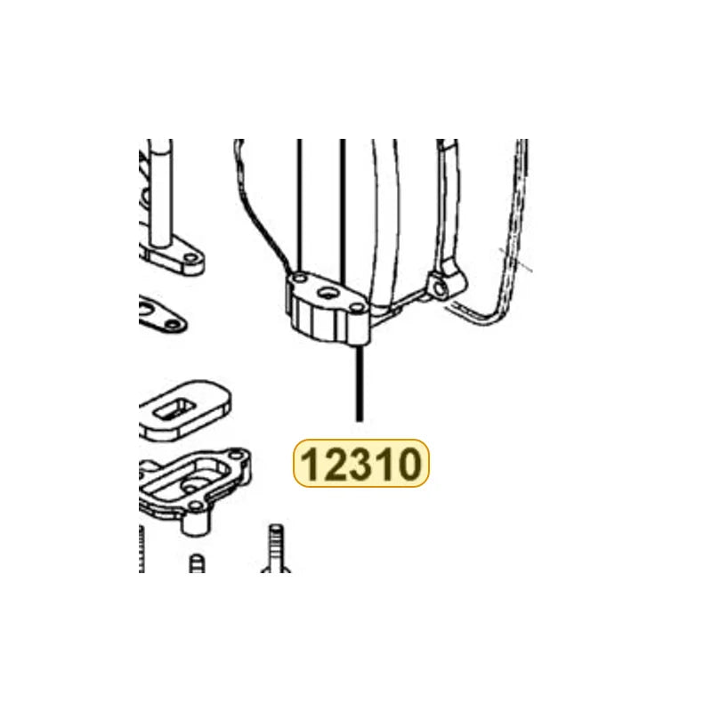 KYMCO Head Cover Complete 12310-KEE1-900, part location on the factory exploded-view diagram