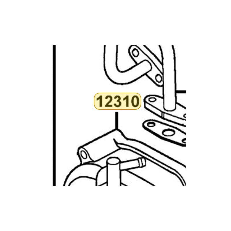 KYMCO Head Cover Complete 12310-KHC5-C00, part location on the factory exploded-view diagram