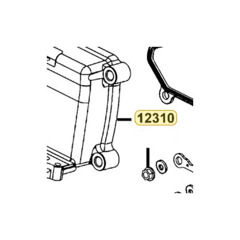 KYMCO Head Cover Complete 12310-LEA2-900, part location on the factory exploded-view diagram