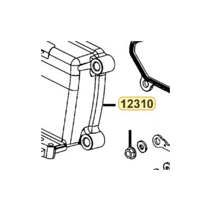 KYMCO Head Cover Complete 12310-LEA2-900, part location on the factory exploded-view diagram