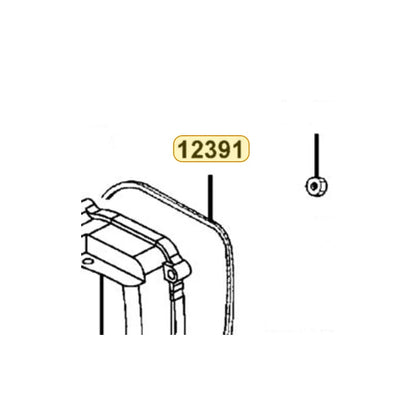 KYMCO Head Cover Gasket 12391-BBF1-900, part location on the factory exploded-view diagram