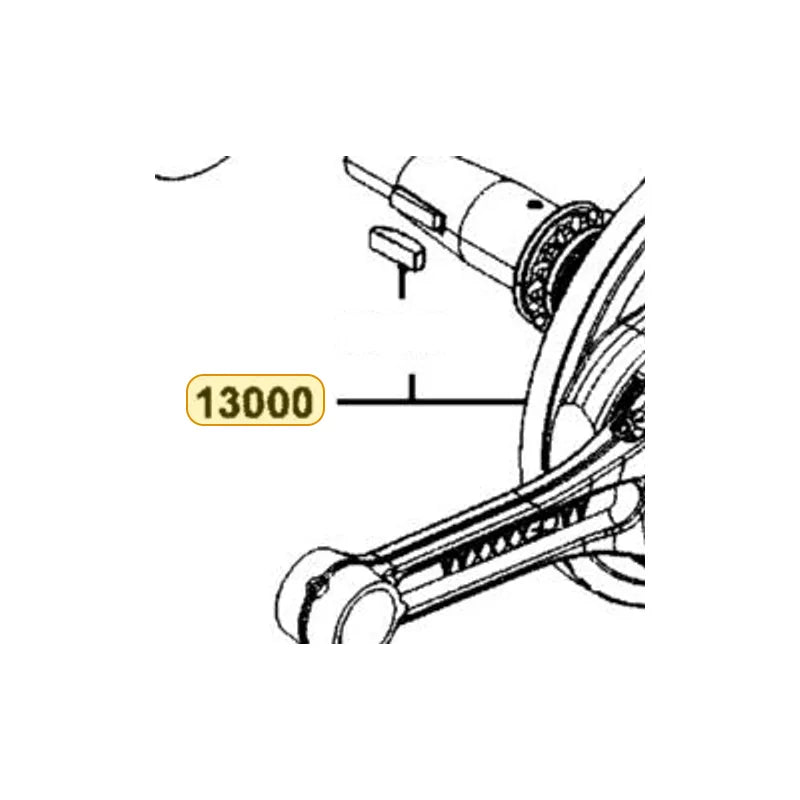 KYMCO Crank Shaft Complete 13000-ACD5-E00, part location on the factory exploded-view diagram